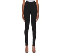 Black Back Zip Leggings