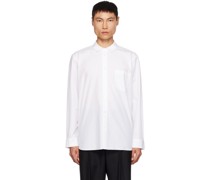 White Broad Shirt