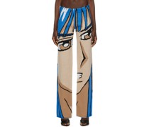 SSENSE Exclusive Blue Anime Lounge Pants
