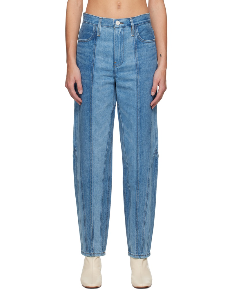 Frame Denim Damen Indigo Barrel Jeans