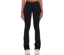 Black Airbrush Bootcut Leggings