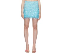 Blue Rebecca Miniskirt