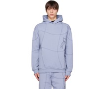 Blue Warp Hoodie