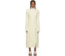 Off-White Frayed Maxi Dress