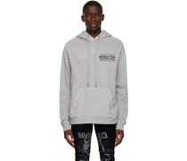 Gray Cotton Hoodie