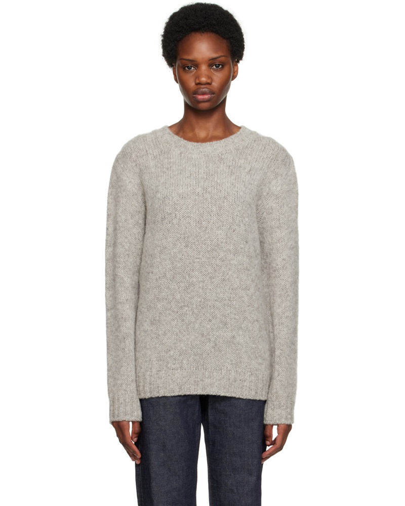 A.P.C. Damen Gray Jim Sweater