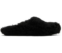 Black Fussbett Sabot Loafers