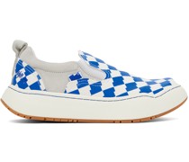 Blue & White Log LAD Sneakers