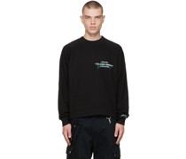 Black 'Two Steps Forward' Sweatshirt