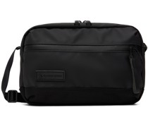 Black Slick Messenger Bag