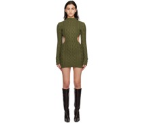 Green Backless Minidress