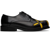 SSENSE Exclusive Black & Yellow Oxfords