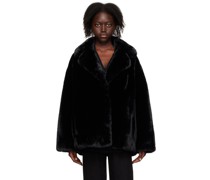 Black Savannah Faux-Fur Jacket