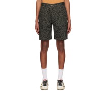 SSENSE Exclusive Green Carpenter Denim Shorts