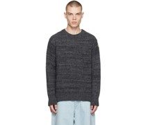 Gray Girocollo Sweater
