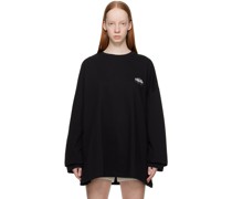 Black Spider Web Long Sleeve T-Shirt