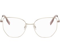 Gold & Pink Cat-Eye Glasses