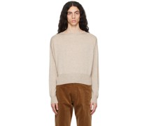 Beige Boatneck Sweater