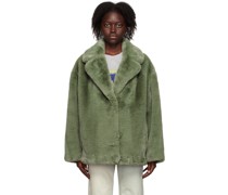 Green Savannah Faux-Fur Jacket
