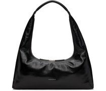 Black Leather Shoulder Bag