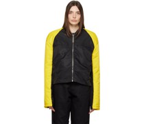 Black & Yellow Padded Jacket