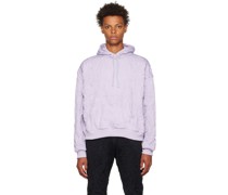 Purple Crinkled Hoodie