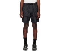 Black Belted Shorts