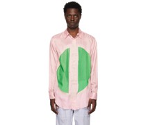 Pink Paneled Shirt