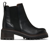 Black Mallory Ankle Boots