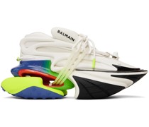 White & Multicolor Unicorn Sneakers