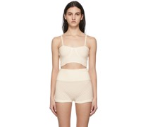 White Figari Cashmere Bralette