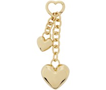 Gold Hinged-Ring Keychain