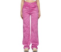 Pink Tippy Wave Jeans