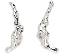 Silver Lava Earrings