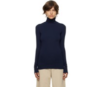Navy Retina Turtleneck