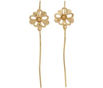 Gold Windflower Earrings