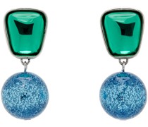 Green & Blue Acme Earrings