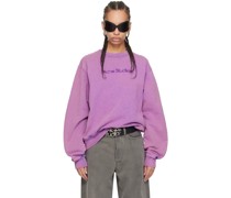 Purple Blurred Sweatshirt