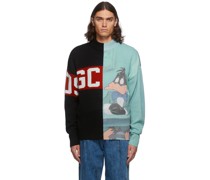 LOONEY TUNES Colorblocked Wool Rundhals Pullover