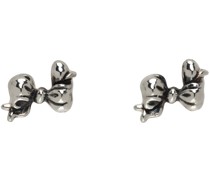 Silver Bow Earrings