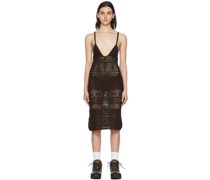 SSENSE Exclusive Brown Esme Midi Dress