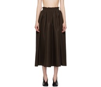 Brown Nicky Maxi Skirt
