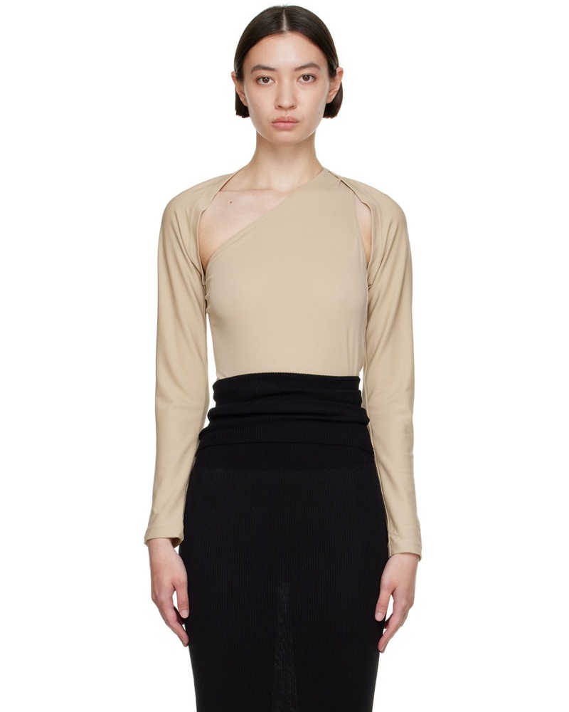 Wolford Damen Beige Nao Takekoshi Edition Cardigan