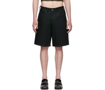SSENSE Exclusive Black Denim Shorts