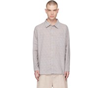 Off-White & Brown James Shirt