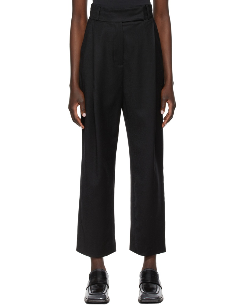 Totême Damen Deep Pleat Trousers