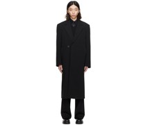 Black Single Long Coat