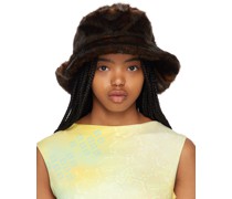 Brown Wera Oversized Bucket Hat