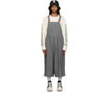 Gray Jumbo Overalls