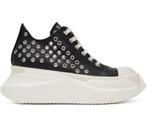Black Abstract Sneakers